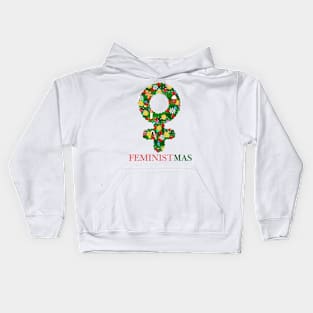 Merry FEMINISTMAS Kids Hoodie